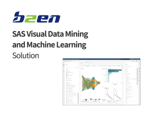 SAS Visual Data Mining and Machine Learning